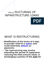 Restructuring of Infrasector Loans Pgp 2016