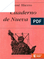 Cuaderno de Nueva York - Jose Hierro