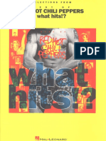 Libro de Partituras de Guitarra de RED HOT CHILI PEPPERS- What Hits