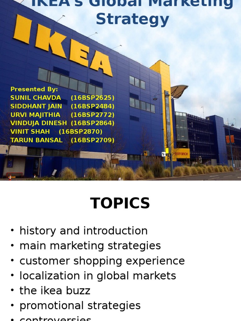 IKEA Global marketing Strategy