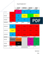 1d Timetable 2016-17