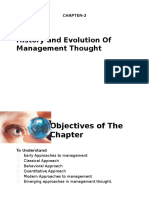 History and Evolution of Management Thought