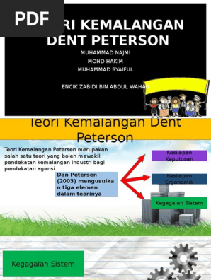 Teori Kemalangan Dent Peterson Pdf