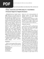 Download Design construction and NMR testing of a 1 tesla Halbach Permanent Magnet for Magnetic Resonance  by aresnickety SN3359461 doc pdf