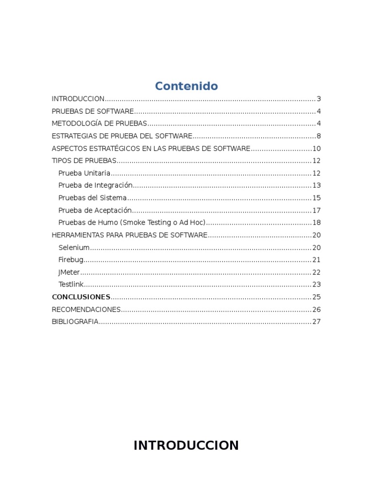Estrategias y Metodologías de Pruebas de Software | PDF | Selenio ...