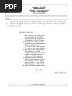 Diagnóstico Módulo 2 Textos Expressivos e Criativos e Textos Poéticos