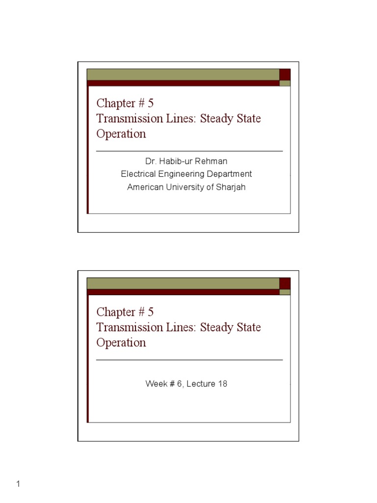 Chap5 TL Operation Final Version | PDF | Capacitor | Electronic Engineering