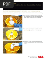 Transformer Oil Sampling Procedure Guide | PDF | Syringe | Equipment