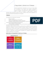 Indicadores de Seguridad y Salud en El Trabajo