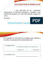 Inferencia - Intervalos de Confianza