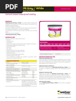 TDS Weberpremix SP-33 - UAE | PDF | Plaster | Mortar (Masonry)