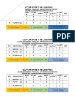 Daftar Piket Kelompok