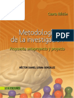 Metodologia de La Investigacion Con Ejemplo PDF
