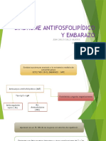 Síndrome Antifosfolipídico y Embarazo