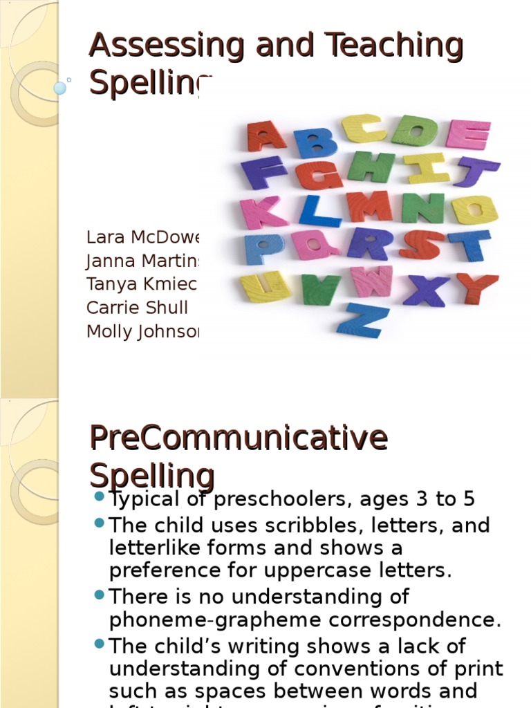 Spelling 101 | PDF | Spelling | Syllable