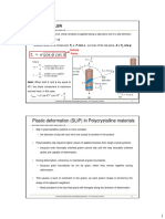 Schmid's Law: Plastic Deformation (SLIP) in Polycrystalline Materials