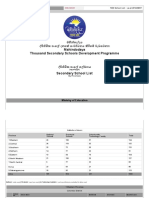 Mahindodaya 1000 Secondary SCH List2014!08!07