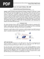 Review of Cache Problem With ARP: S.Balasubrahmanyam, P Balasubrahmanyam