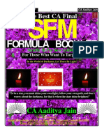 16 CA Final SFM Mafa Formula Booklet by Aaditya Jain All Formula in One Pla
