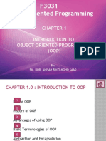 Introduction To Object Oriented Programming (OOP) : By: Pn. Nor Anisah Binti Mohd Saad