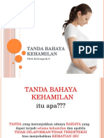 Tanda Bahaya Kehamilan