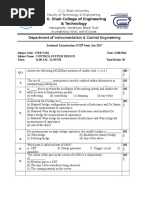 Department of Instrumentation & Control Engineering