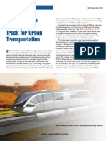 Maglev On The Development Track For Urban Transportation: Research Highlights