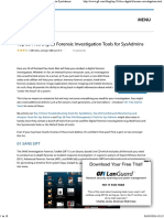 Top 20 Free Digital Forensic Investigation Tools For SysAdmins