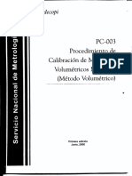 PC-003 Procedimiento de Calibracion de Medidores Volumetricos Metalicos