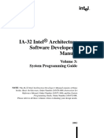 Intel Architecture Software Developer's Manual