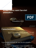 Redactarea Unei Lucrari Stiintifice