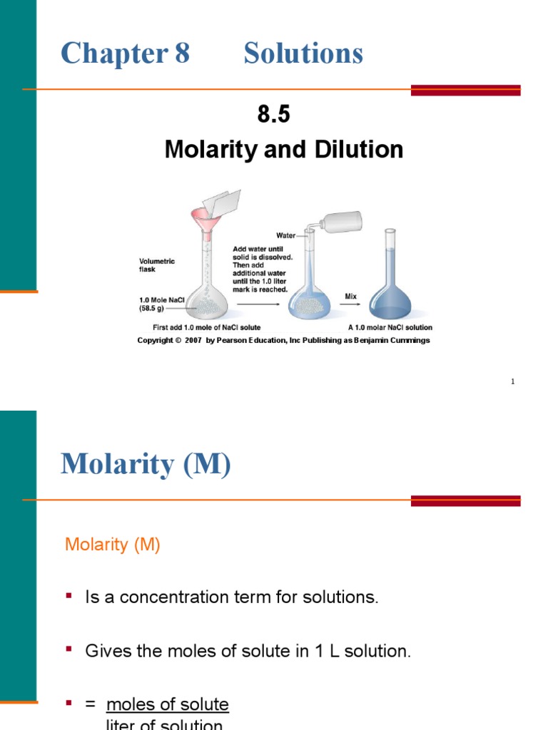 molarityanddilution-111117220946-phpapp01 | Molar ...