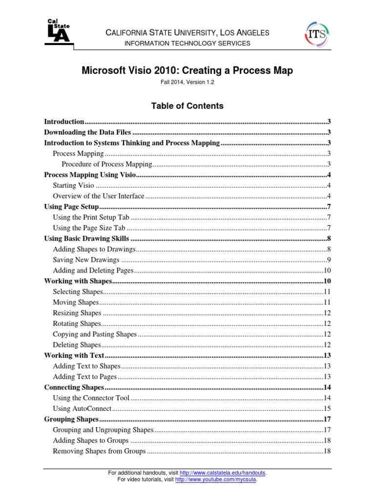 Visio 2010 Process Mapping Guide | PDF | Tab (Gui) | System Software