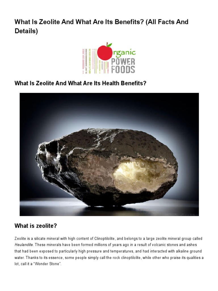 What is Zeolite and What Are Its Benefits Zeolite Cancer