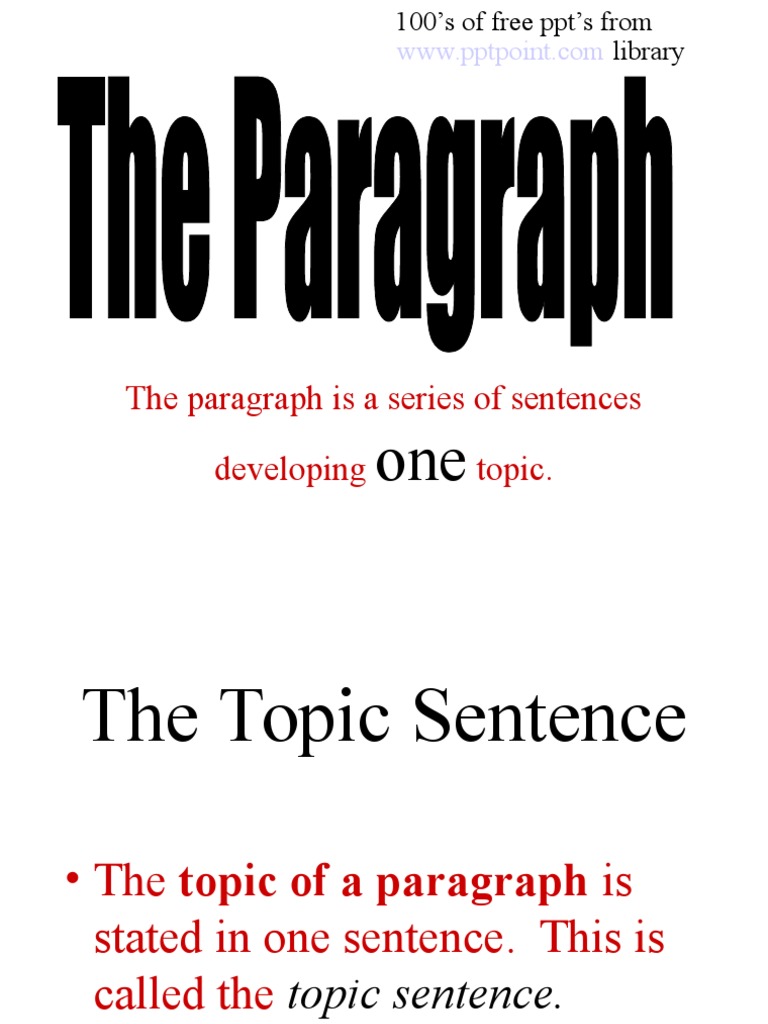 Understanding Paragraph Structure and Types | PDF | Language Arts ...