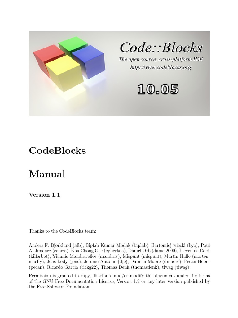 Codeblocks Manual en PDF | PDF