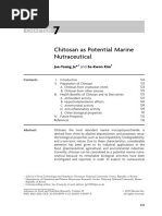 Chapter 7 Chitosan as Potential Marine Nutraceutical 2012 Advances in Food and Nutrition Research
