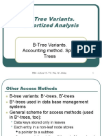 L13 B TreeVariants - Amortizedanalysis