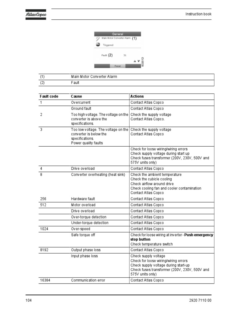 Preventive Maintenance to Reduce Fault Codes