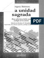 Gregory Bateson - 1991 - Una unidad sagrada. Nuevos pasos hacia una ecología de la mente.pdf