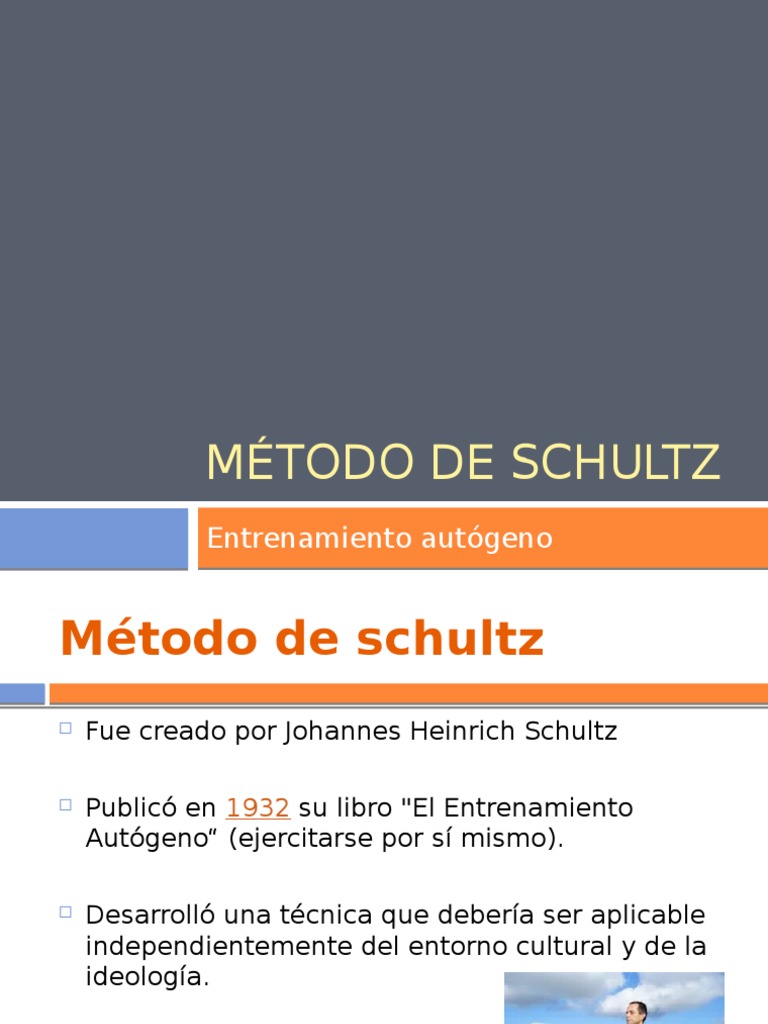 Método de Relajación de Schultz | PDF | Especialidades Medicas | Medicina