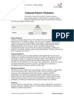 Structural Cultural Direct Violence Hand-Out PDF