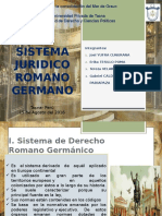 Sistema Juridico Romano Germanico