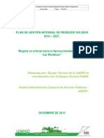 Plan de gestión residuos Bogotá 2016-27