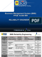 Overview BMS Reliability Engineering