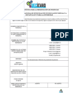 Formato Ficha Técnica para La Presentación de Ponencias