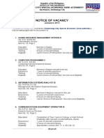 Notice of Vacancy - Website - January 6 2017