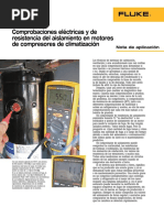 Comprobaciones Eléctricas y de Resistencia Del Aislamiento en Motores de Compresores de Climatización PDF