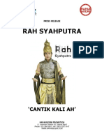 Press Release Rah Syahputra - Cantik Kali Ah