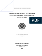 Analisis Jaringan Pipa Transmisi Air Bersih